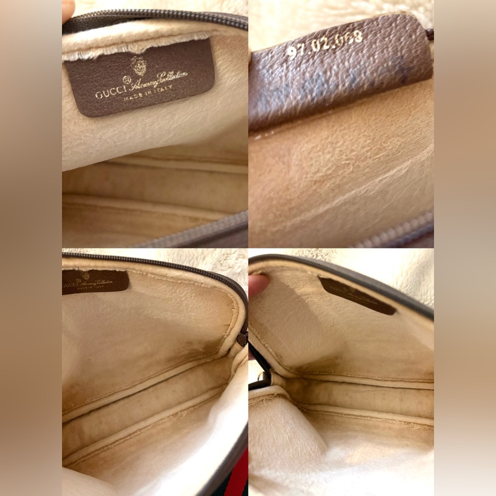 GUCCI monogram interlocking Auth VTG Clutch Crossbody Shoulder Bag💫 - Picture 12 of 17